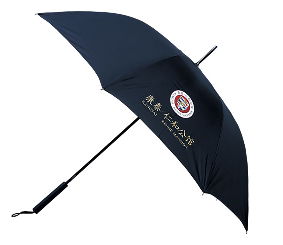 黑色防風(fēng)拉簧直柄傘.jpg